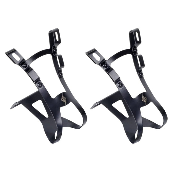 Origin8 Pedals Origin8 Double Barrel Toe Clips Large (70mm Depth) Black Steel