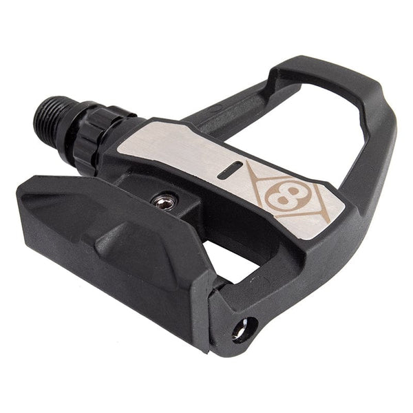 Origin8 Pedals Origin8 Spryte Composite Road Clipless 9/16` 1 Sealed and 1 Sleeve Black Look Keo