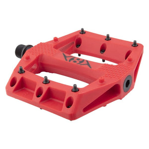 Origin8 Pedals Origin8 Strapd Platform 9/16` 1 Sealed and 1 Sleeve Red Composite 113x114x20mm