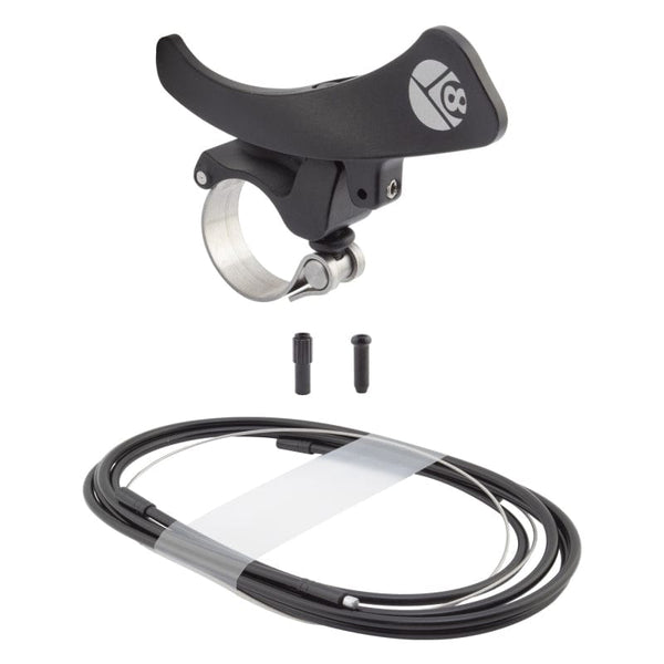 Origin8 Seatpost Origin8 Hangtime Dropper Post Lever Kit Drop Bar Remote Lever Black Alloy