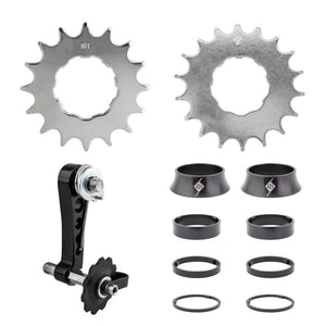 Origin8 Single speed conversion Origin8 Single Speed Conversion Kit Conversion Kit 16/18T Black AL6061