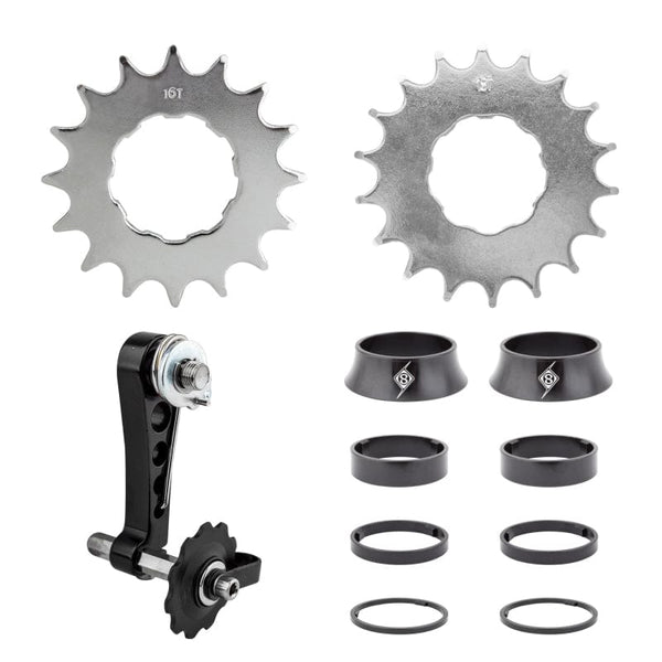 Origin8 Single speed conversion Origin8 Single Speed Conversion Kit Conversion Kit 16/18T Black AL6061