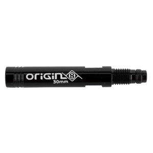 Origin8 Valve Caps & Parts Origin8 Integrated Valve Extender Integrated 30mm AL6061 Black