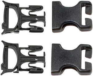 Ortlieb Bag Accessories Ortlieb Repair Buckles Fits 25mm Straps. Male Female Buckle Set sold in pairs BLK