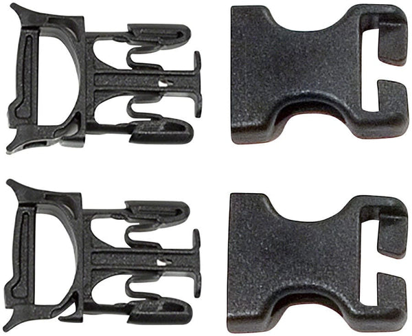 Ortlieb Bag Accessories Ortlieb Repair Buckles Fits 25mm Straps. Male Female Buckle Set sold in pairs BLK
