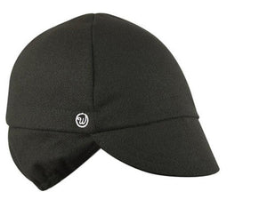 Ottawa Bike and Trail, LLC Hats Walz Wool Ear Flap Cycling Cap Black