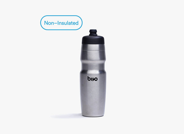Ottawa Bike and Trail, LLC Water Bottle Raw Bivo Duo Lightweight Stainless Water Bottle 25 oz Non-Insulated