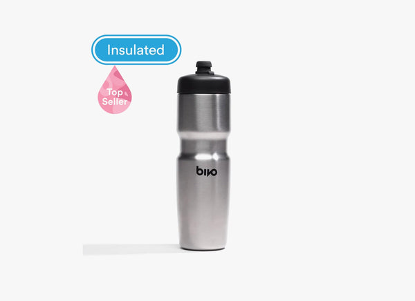 Ottawa Bike and Trail, LLC Water Bottle Raw Bivo Trio Lightweight Stainless Water Bottle 21 oz Insulated