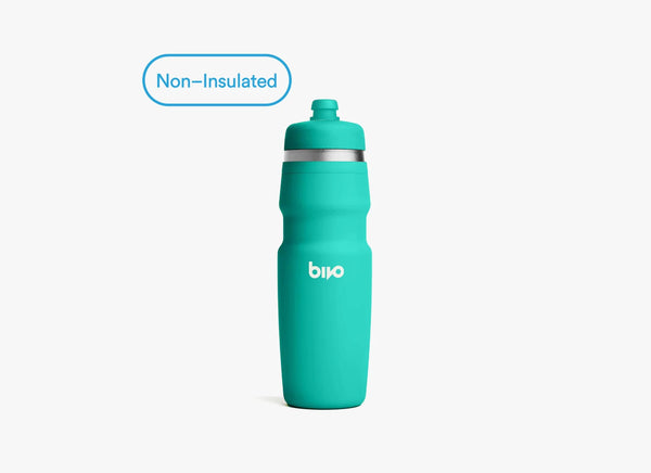 Ottawa Bike and Trail, LLC Water Bottle Turquoise Bivo Duo Lightweight Stainless Water Bottle 25 oz Non-Insulated
