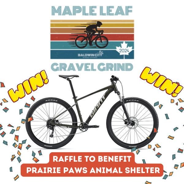 Ottawa Bike and Trail Raffle Ticket 1 for $10 Maple Leaf Gravel Grind Mountain Bike Raffle