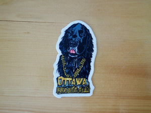 Ottawa Bike and Trail Shop Merch Deeks Logo Sticker
