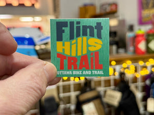 Ottawa Bike and Trail Shop Merch Flint Hills Trail Trail Sticker