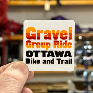 Ottawa Bike and Trail Shop Merch Gravel Group Ride Gravel Group Ride Stickers
