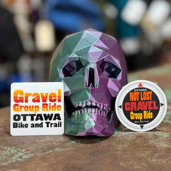 Ottawa Bike and Trail Shop Merch Gravel Group Ride Stickers