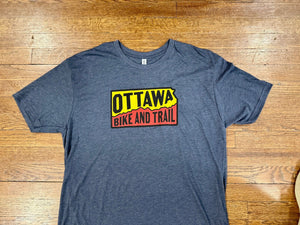 Ottawa Bike and Trail Shop Merch Navy / X-Small Logo T-Shirt Short Sleeve Unisex