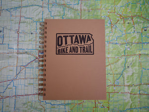 Ottawa Bike and Trail Shop Merch Ottawa Bike and Trail Lined Notebook