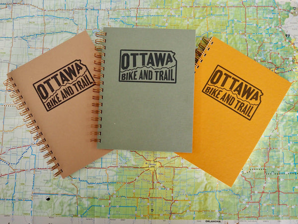 Ottawa Bike and Trail Shop Merch Ottawa Bike and Trail Lined Notebook