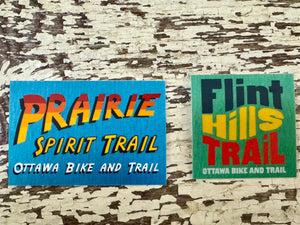 Ottawa Bike and Trail Shop Merch Trail Sticker