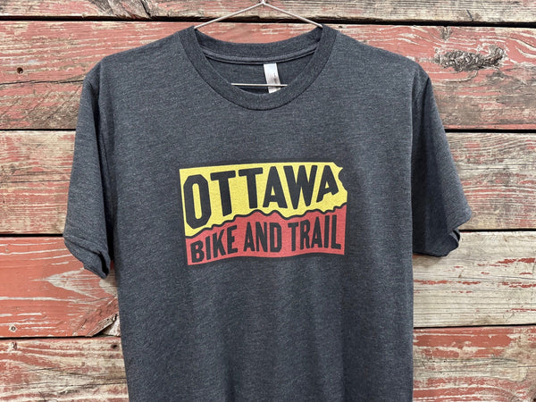 Ottawa Bike and Trail T-Shirt Black / X-Small Logo T-Shirt Short Sleeve Unisex
