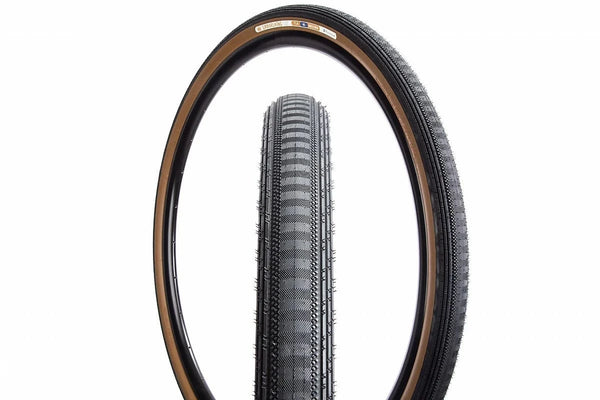 Panaracer Tire Panaracer GravelKing SS Tire - 650 x 48, Tubeless, Folding, Black/Brown