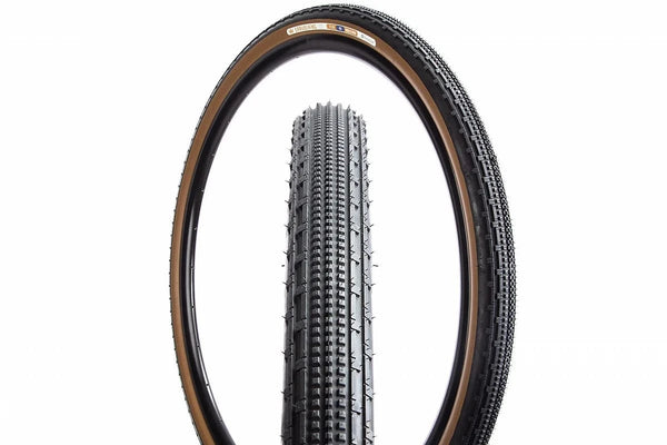 Panaracer Tire Panaracer GravelKing Tire - 700 x 38, Tubeless, Folding, Black/Brown