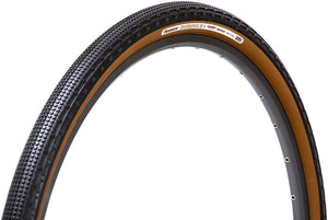 Panaracer Tires 700X35 / Black/Brown / Tubeless Panaracer GravelKing SK Plus Tire - 700c