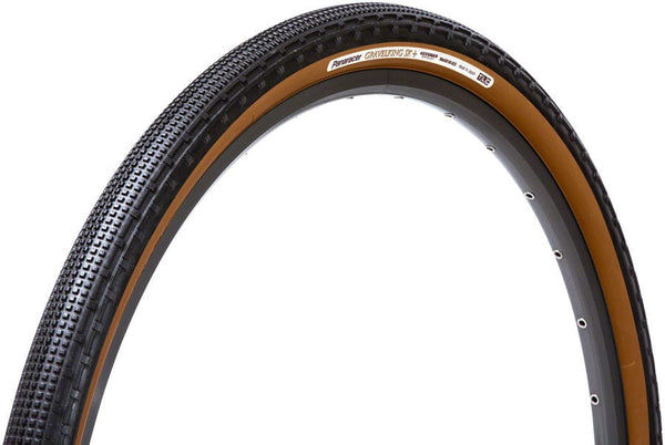 Panaracer Tires 700X35 / Black/Brown / Tubeless Panaracer GravelKing SK Plus Tire - 700c