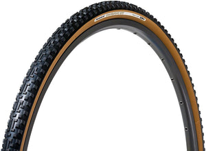Panaracer Tires Black/Brown Panaracer GravelKing EXT Plus Tire - 700 x 35, Tubeless, Folding, ProTite Protection
