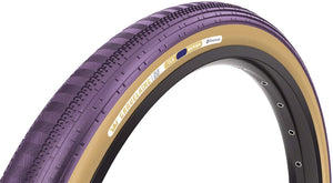 Panaracer Tires Panaracer GravelKing SS Tire - 700 x 45 Tubeless Folding Purple/Brown