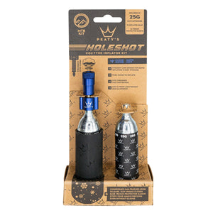 Peaty's CO2 Inflators/Cartridges Navy Peaty's Holeshot CO2 Mtn Tire Inflator Kit