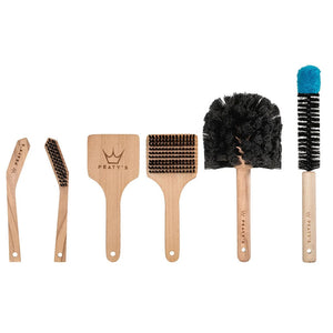 Peaty's Degreaser / Cleaner Peaty's Bicycle Brush Set Beech Wood 4/piece