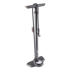 Planet bike Floor Pumps Planet bike STX Floor Pump Floor 3` Analog PV/SV 160psi 25.5` Steel Grey