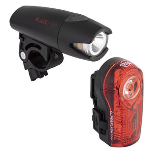 Planet bike Lights Planet bike Blaze 210SL Combo Black 4F/3R Combo USB 210/4