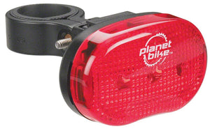 Planet Bike Lights Planet Bike Blinky 3 Taillight: Red/Black