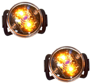 Planet Bike Lights Planet Bike Button Blinky Side Light Set Amber