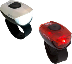 Planet Bike Lights Planet Bike Spok 50 Headlight/Taillight Set
