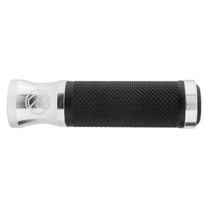 Portland design works Grips Portland design works Speed Metal Grips Black/Chrome 128mm Single Lock On