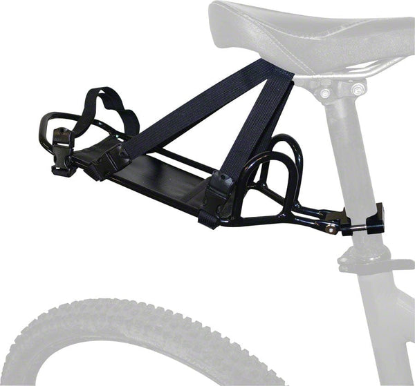 Portland Design Works Seatpost Parts and Accessories Portland Design Works Bindle Seatpost Rack: Black