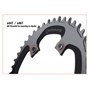 Praxis Works Chainrings Praxis Works Road eRing 1x Narrow Wide Chainring 46T 110 BCD