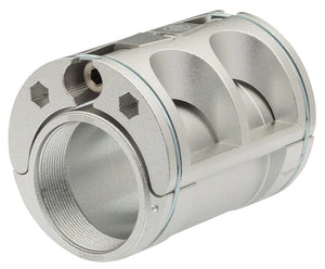 Problem Solvers Bottom Brackets Silver Problem Solvers Bushnell Eccentric Lightweight Bottom Bracket - 68mm x 54mm