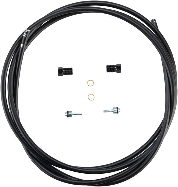 Promax Disc Hose and Parts Promax Solve / DSK-923 Hydraulic Disc Brake Hose Kit Black 2000mm