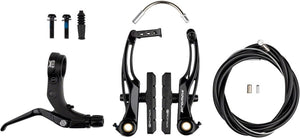 Promax Linear Pull Brakes 108Mm / Black Promax P-1/Click V-Point Linear Pull Brake Kit