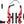 Promax Linear Pull Brakes 108Mm / Red Promax P-1/Click V-Point Linear Pull Brake Kit