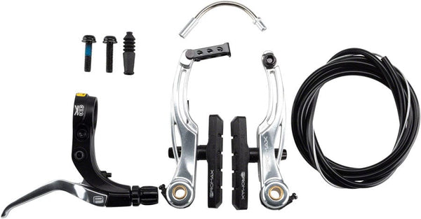 Promax Linear Pull Brakes 108Mm / Silver Promax P-1/Click V-Point Linear Pull Brake Kit
