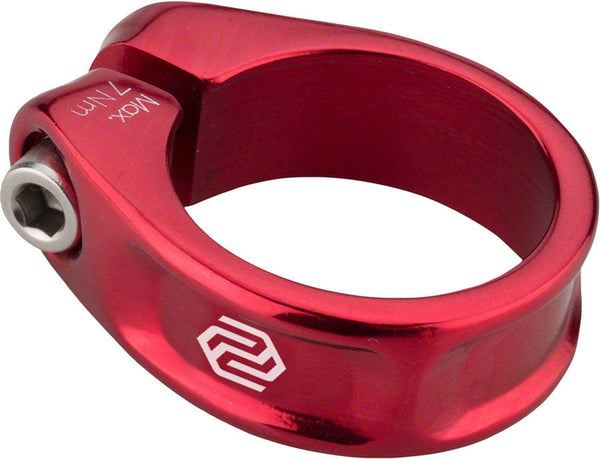 Promax Seatpost Parts and Accessories 31.8Mm / Red Promax FC-1 Seatpost Clamp - Bolt-On