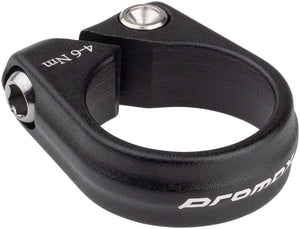 Promax Seatpost Parts and Accessories Promax MX37 Seatpost Clamp - 31.8mm Bolt-On Black