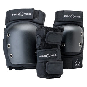 Protec Apparel Protec Street Gear Open Back Pad Set LG Unisex Black