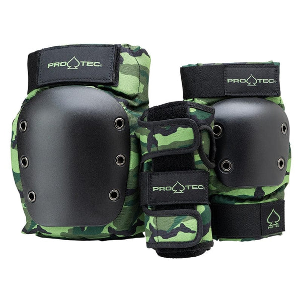 Protec Apparel Protec Street Gear Open Back Pad Set LG Unisex Camo