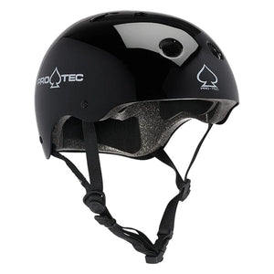 Protec Helmets Protec Classic Skate BMX/Skate ABS Hard Shell Gloss Black 11 Adjustable