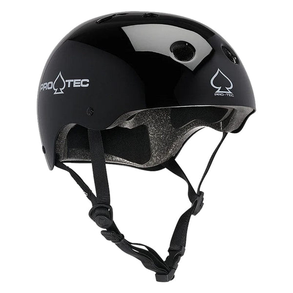 Protec Helmets Protec Classic Skate BMX/Skate ABS Hard Shell Gloss Black 11 Adjustable
